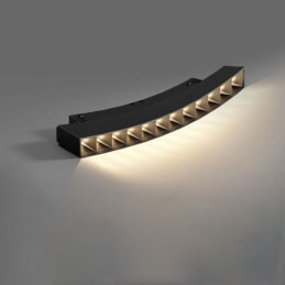 Spot magnétique encastré pour grille de rail