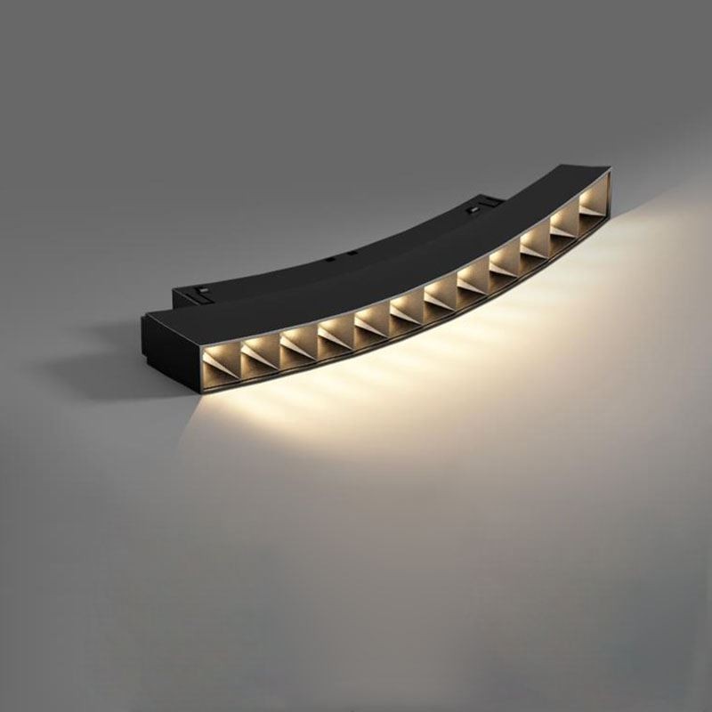 Spot magnétique encastré pour grille de rail