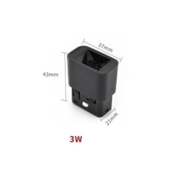 Spot magnétique encastré pour grille de rail
