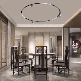 Spot magnétique encastré pour grille de rail