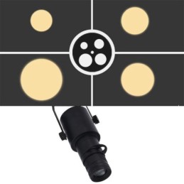 Spot de scène KTV, projecteur de plafond, 4 niveaux de réglage d'ouverture