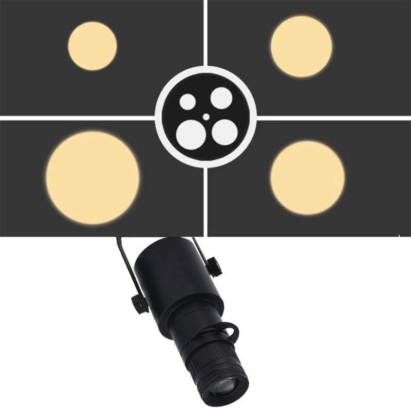 Spot de scène KTV, projecteur de plafond, 4 niveaux de réglage d'ouverture