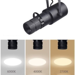 Spot de scène KTV, projecteur de plafond, 4 niveaux de réglage d'ouverture