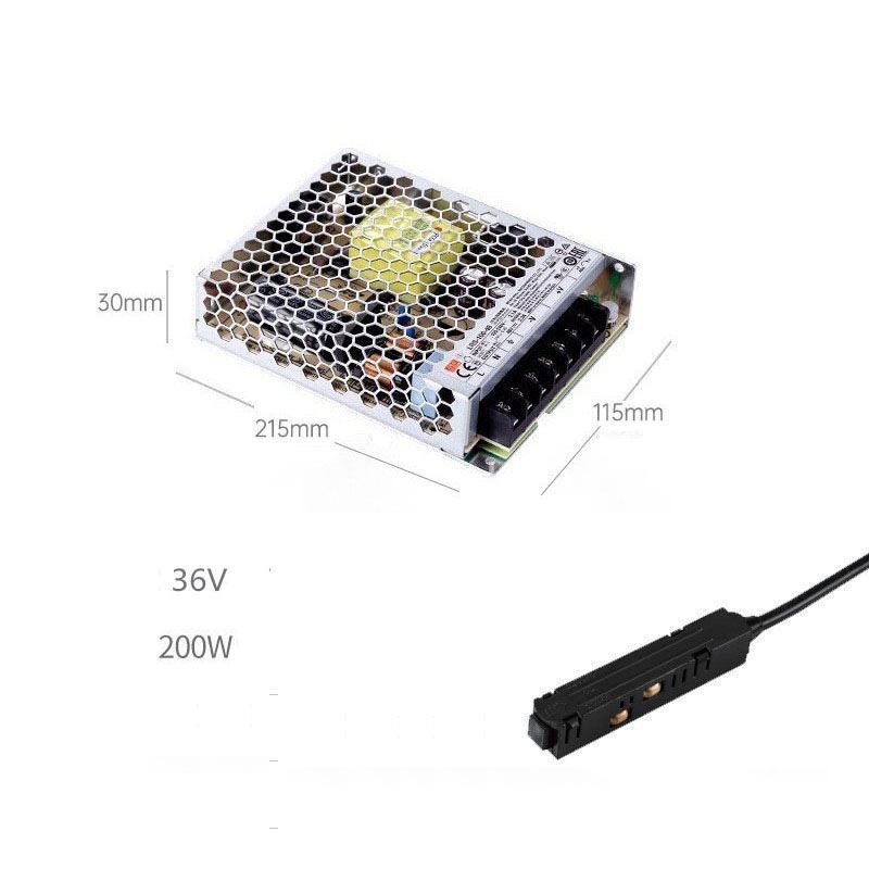Spot encastré magnétique décoratif sur rail 3 m 36 V
