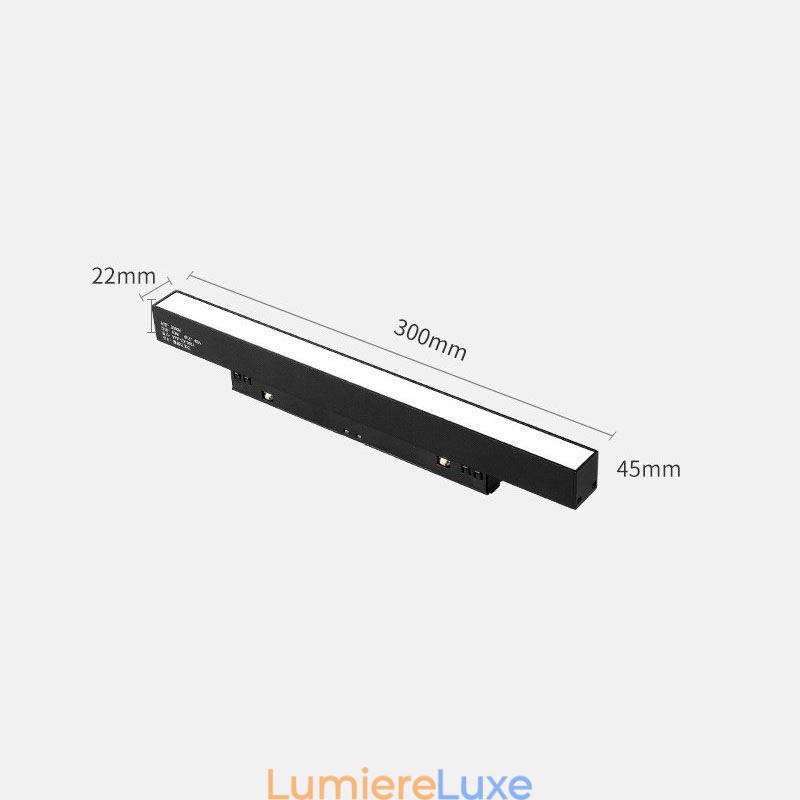 Spot encastré magnétique sur rail, éclairage décoratif 3 m x 2