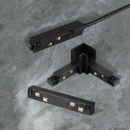 Accessoires d'éclairage sur rail magnétique Rail de rail encastré Connexion d'angle