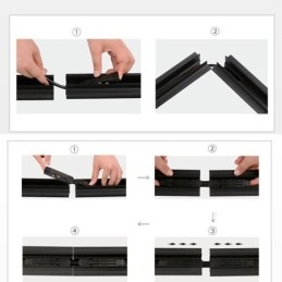 Accessoires d'éclairage sur rail magnétique Rail de rail encastré Connexion d'angle
