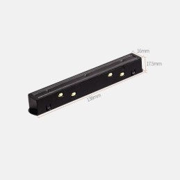 Spot encastré magnétique sur rail, éclairage décoratif 6 m 36 V