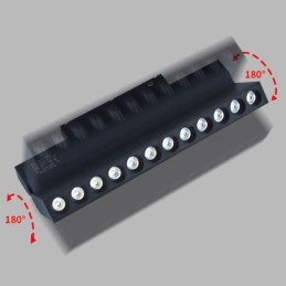 Spot encastré pour rail à grille Spot pour rail à bande Spot magnétique à grille pliable 36 V