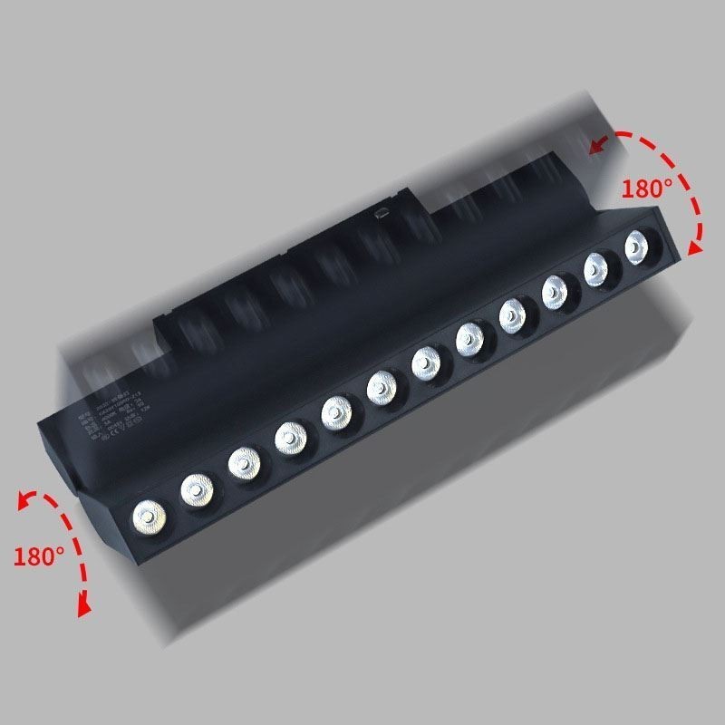 Spot encastré pour rail à grille Spot pour rail à bande Spot magnétique à grille pliable 36 V