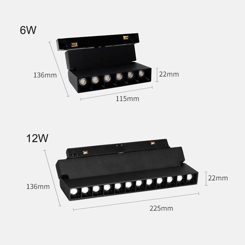Spot encastré pour rail à grille Spot pour rail à bande Spot magnétique à grille pliable 36 V