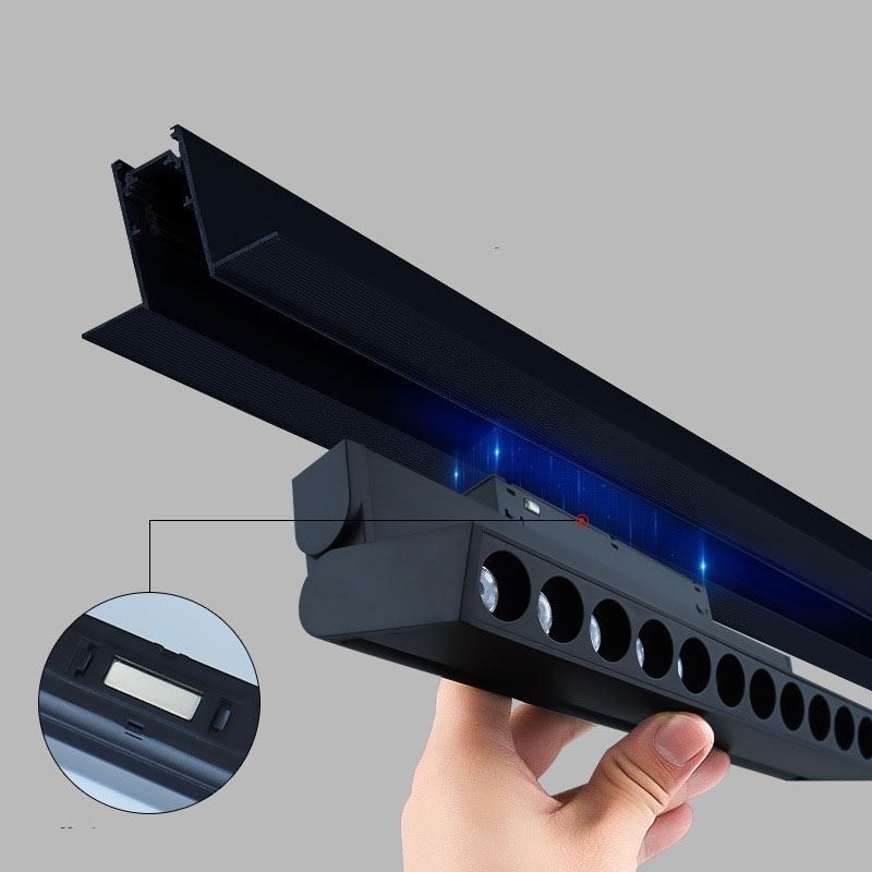 Spot encastré pour rail à grille Spot pour rail à bande Spot magnétique à grille pliable 36 V