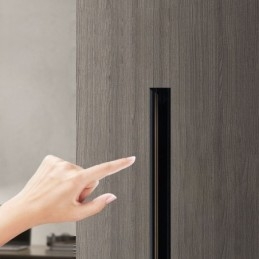Rails d'éclairage encastrés, profilé de surface magnétique en aluminium, bande lumineuse ultra fine de 100 cm