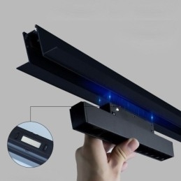 Spot encastré pour grille de rail Spot en bande Spot magnétique pour grille de rail 36 V