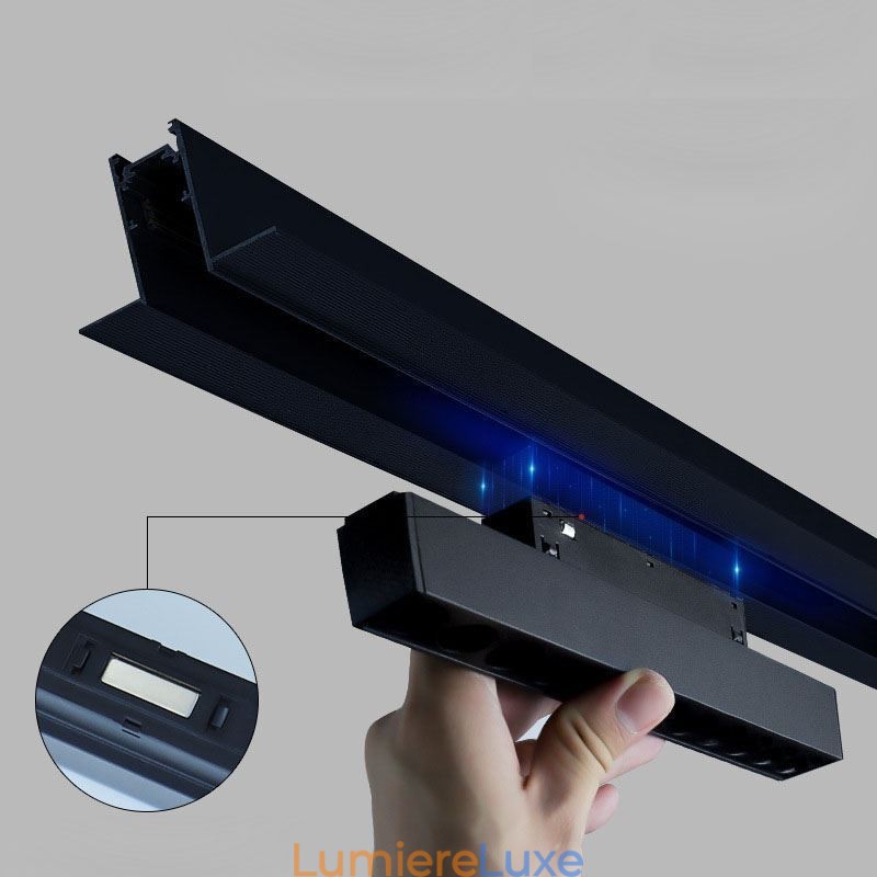 Spot encastré pour grille de rail Spot en bande Spot magnétique pour grille de rail 36 V