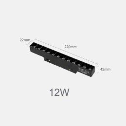 Spot encastré pour grille de rail Spot en bande Spot magnétique pour grille de rail 36 V