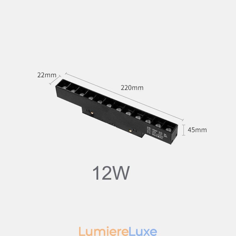 Spot encastré pour grille de rail Spot en bande Spot magnétique pour grille de rail 36 V