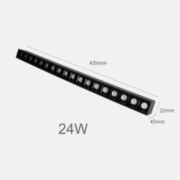 Spot encastré pour grille de rail Spot en bande Spot magnétique pour grille de rail 36 V