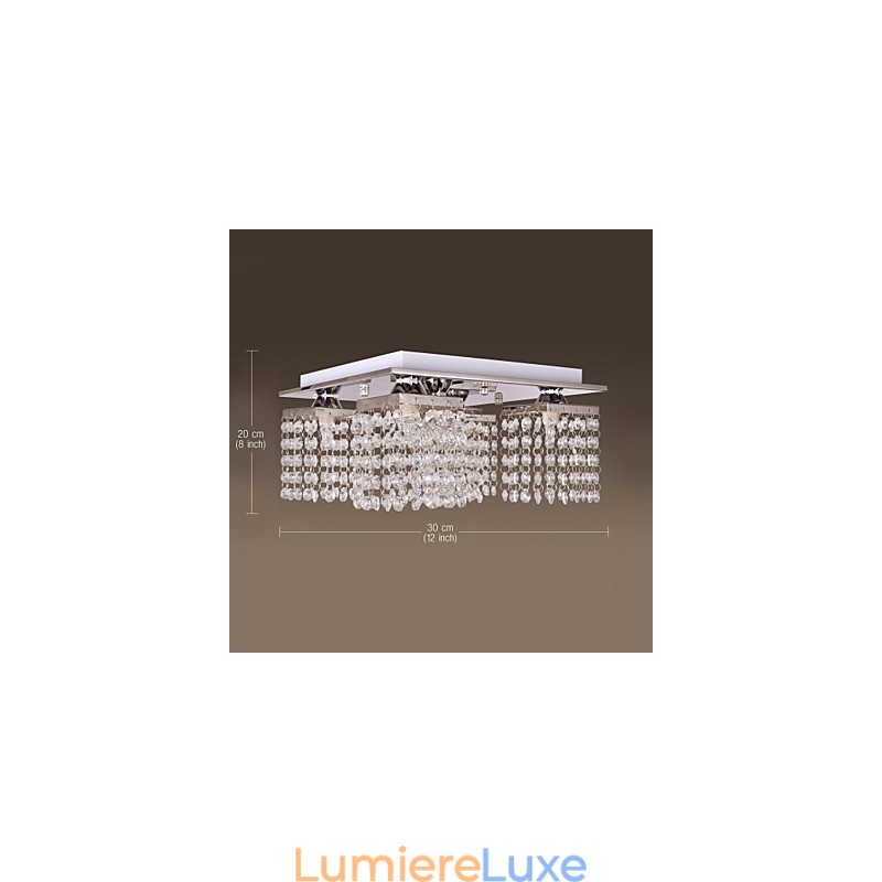 Plafonnier Cristal Moderne 5 Lumières