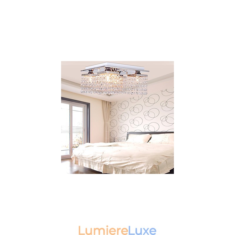 Plafonnier Cristal Moderne 5 Lumières