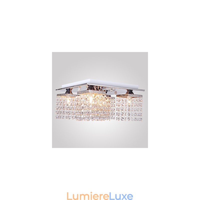 Plafonnier Cristal Moderne 5 Lumières