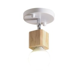 Plafonnier blanc moderne à mini-projecteur simple (lumière unique)