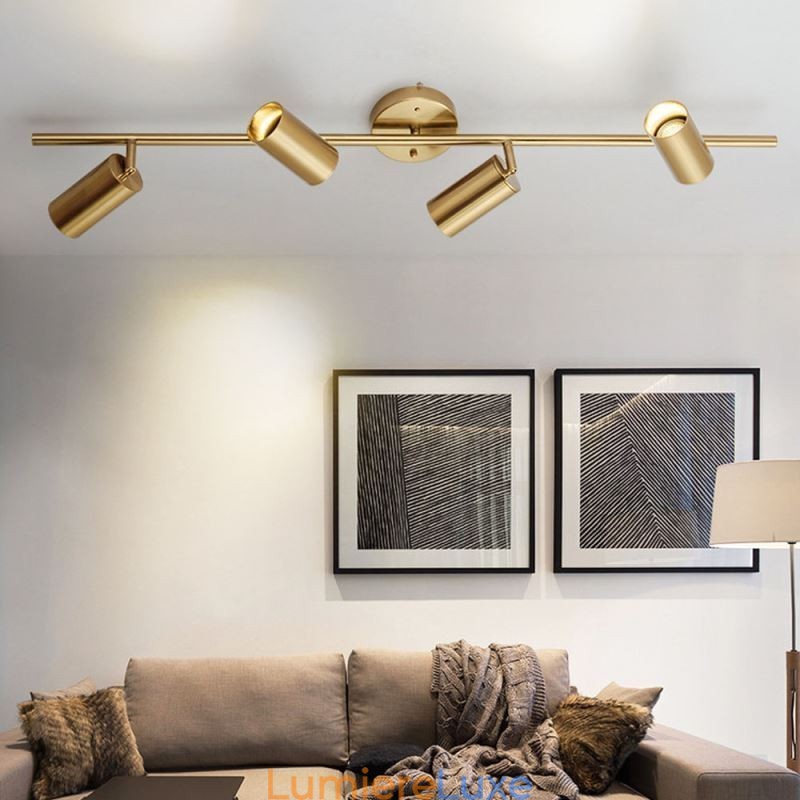 Spot de plafond moderne et simple en aluminium