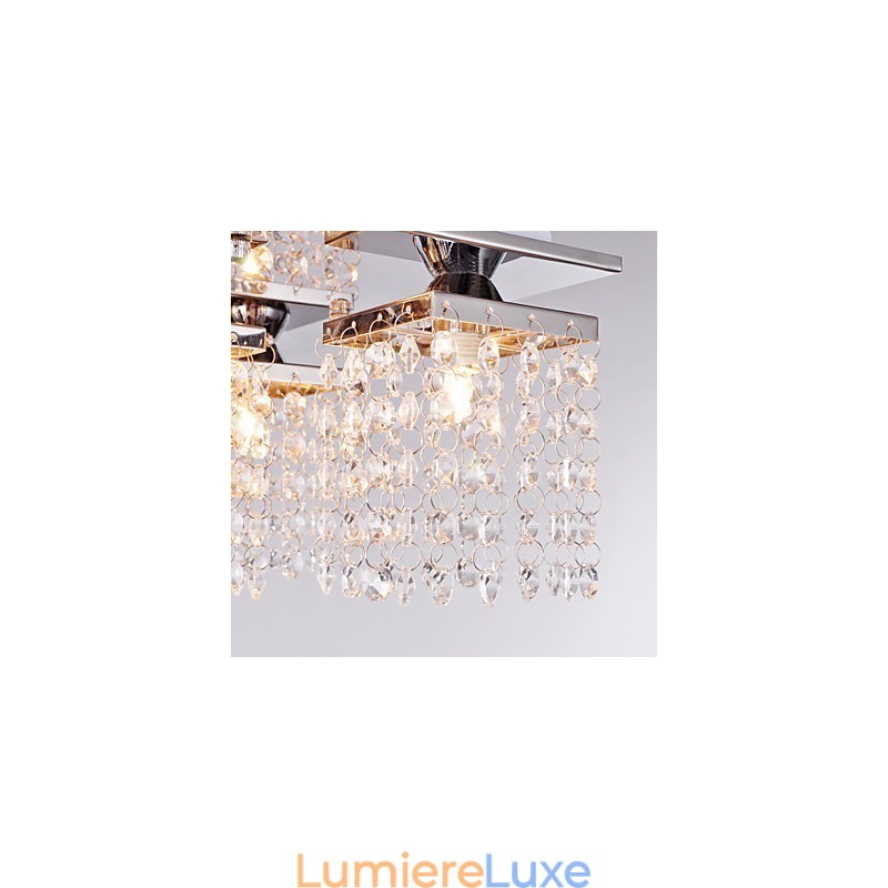 Plafonnier Cristal Moderne 5 Lumières