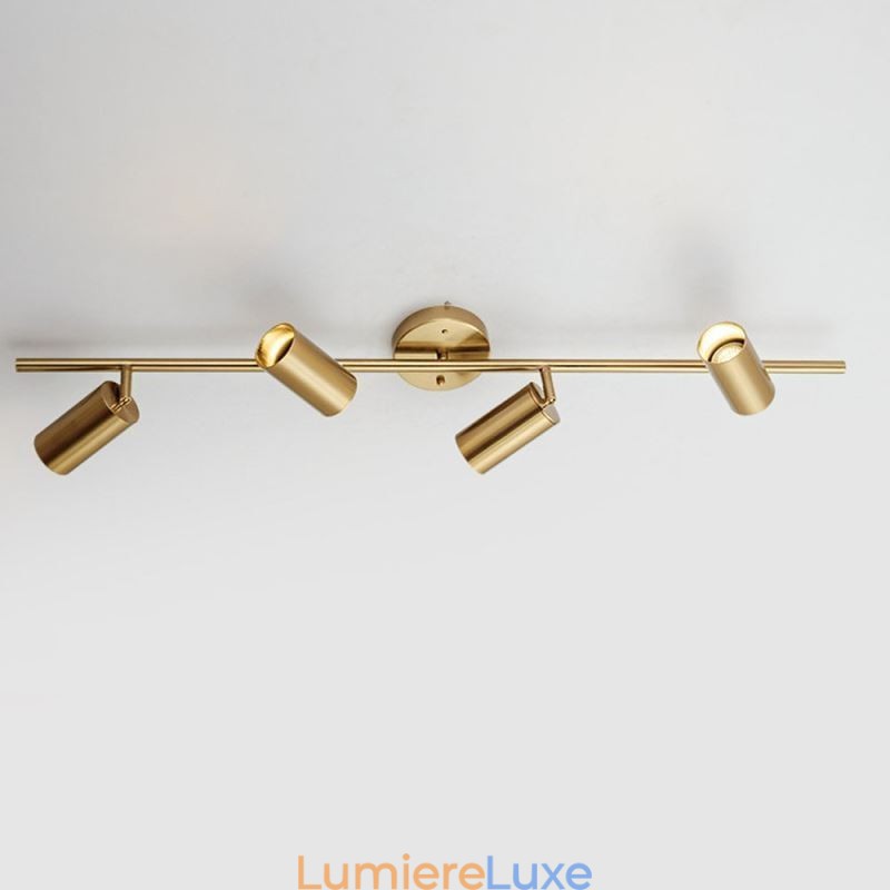 Spot de plafond moderne et simple en aluminium