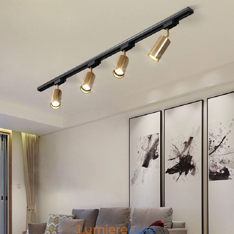 Spot de plafond moderne et simple en aluminium