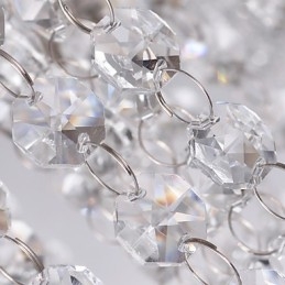 Plafonnier Cristal Moderne 5 Lumières