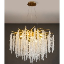 Lustre en cristal moderne et exquis