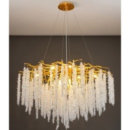 Lustre en cristal moderne et exquis