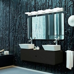 Appliques murales Éclairage de salle de bain Moderne Contemporain Métal