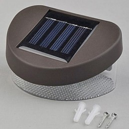 Lampe solaire blanche pour chemin, mur, paysage, clôture de jardin