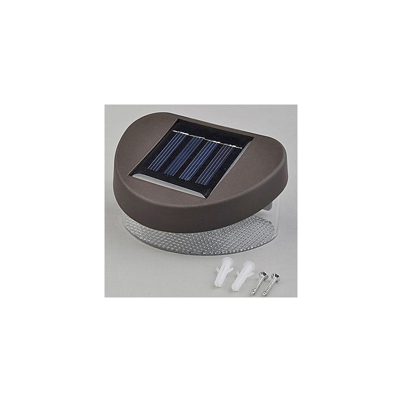 Lampe solaire blanche pour chemin, mur, paysage, clôture de jardin