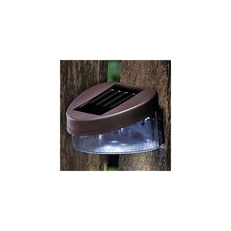 Lampe solaire blanche pour chemin, mur, paysage, clôture de jardin