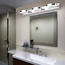 Éclairage de salle de bain moderne contemporain en métal