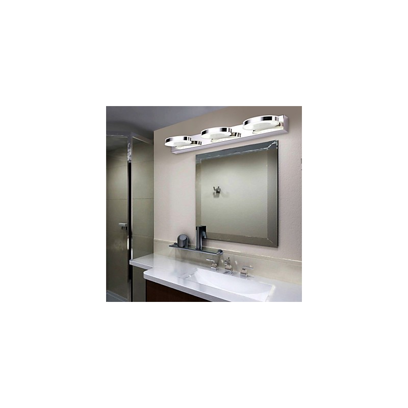Éclairage de salle de bain moderne contemporain en métal
