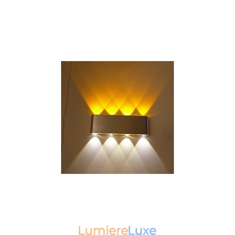 Applique murale créative en métal, modèle barre, température de couleur multi-T, 85-265 V