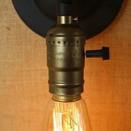 Ampoule Edison Allée Rétro Minimaliste Chevet Allée Café Terrasse Canal Mini Applique Murale