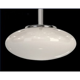 Lampe suspendue circulaire en verre de style européen, style restaurant moderne