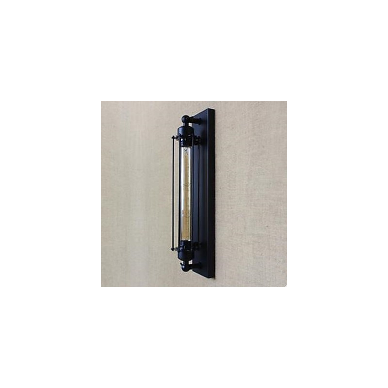 Lampe murale décorative en forme de flûte avec ampoules Edison