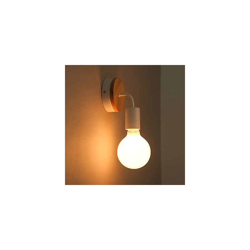 Applique murale d'intérieur Edison en fer 110 V 220 V pour couloir, escaliers, applique, ampoule, luminaire noir et blanc
