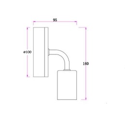 Applique murale d'intérieur Edison en fer 110 V 220 V pour couloir, escaliers, applique, ampoule, luminaire noir et blanc