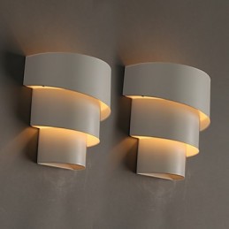 Petite lampe murale en forme de conque, torche en fer forgé, en forme de tête de lit