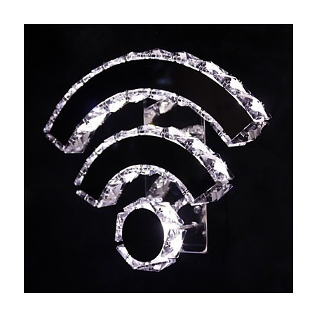 Appliques murales en cristal WIFI Cristal Moderne Contemporain Lit Salon Hôtel Métal Appliques murales en cristal WIFI Cristal Moderne Contemporain Lit Salon Hôtel Métal