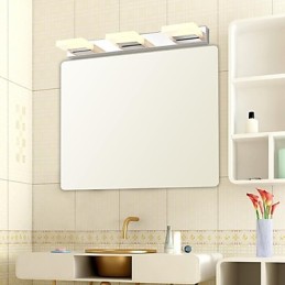 Lampe miroir en acier inoxydable et acrylique