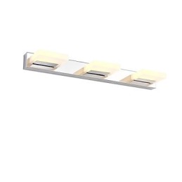 Lampe miroir en acier inoxydable et acrylique