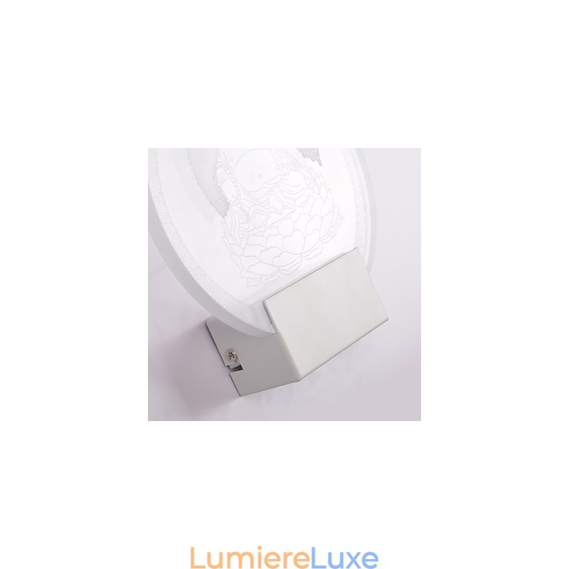 Applique murale en acrylique, lampe en PVC, puce lumineuse, moderne, contemporaine, en métal